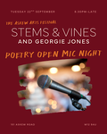 Open Mic Poetry Night — Tuesday 22nd September